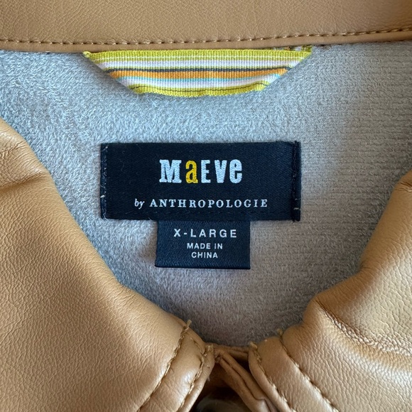 Maeve Faux Leather Shacket - Picture 6 of 7